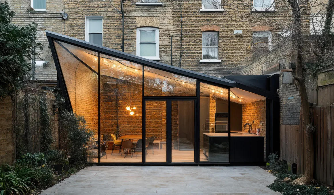 Glazed rear extension