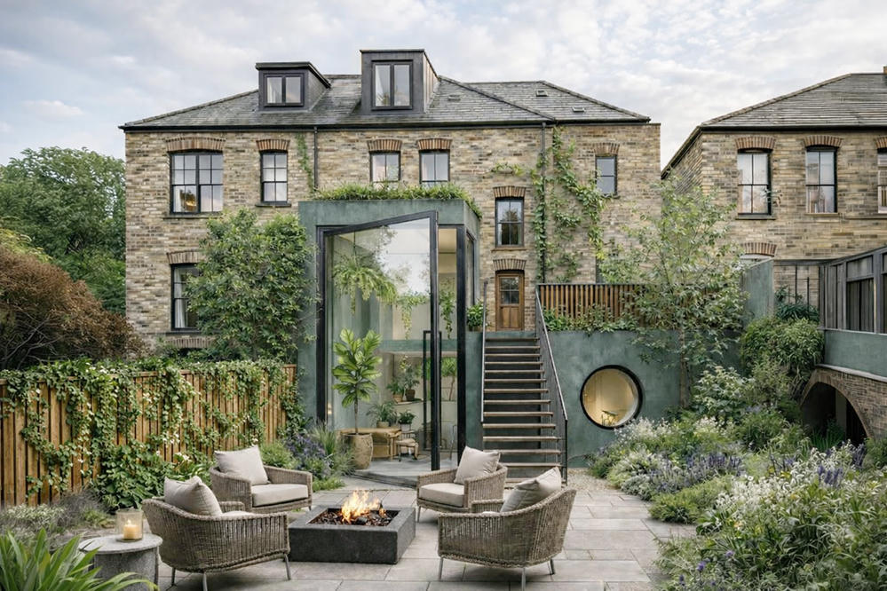 House remodel and garden